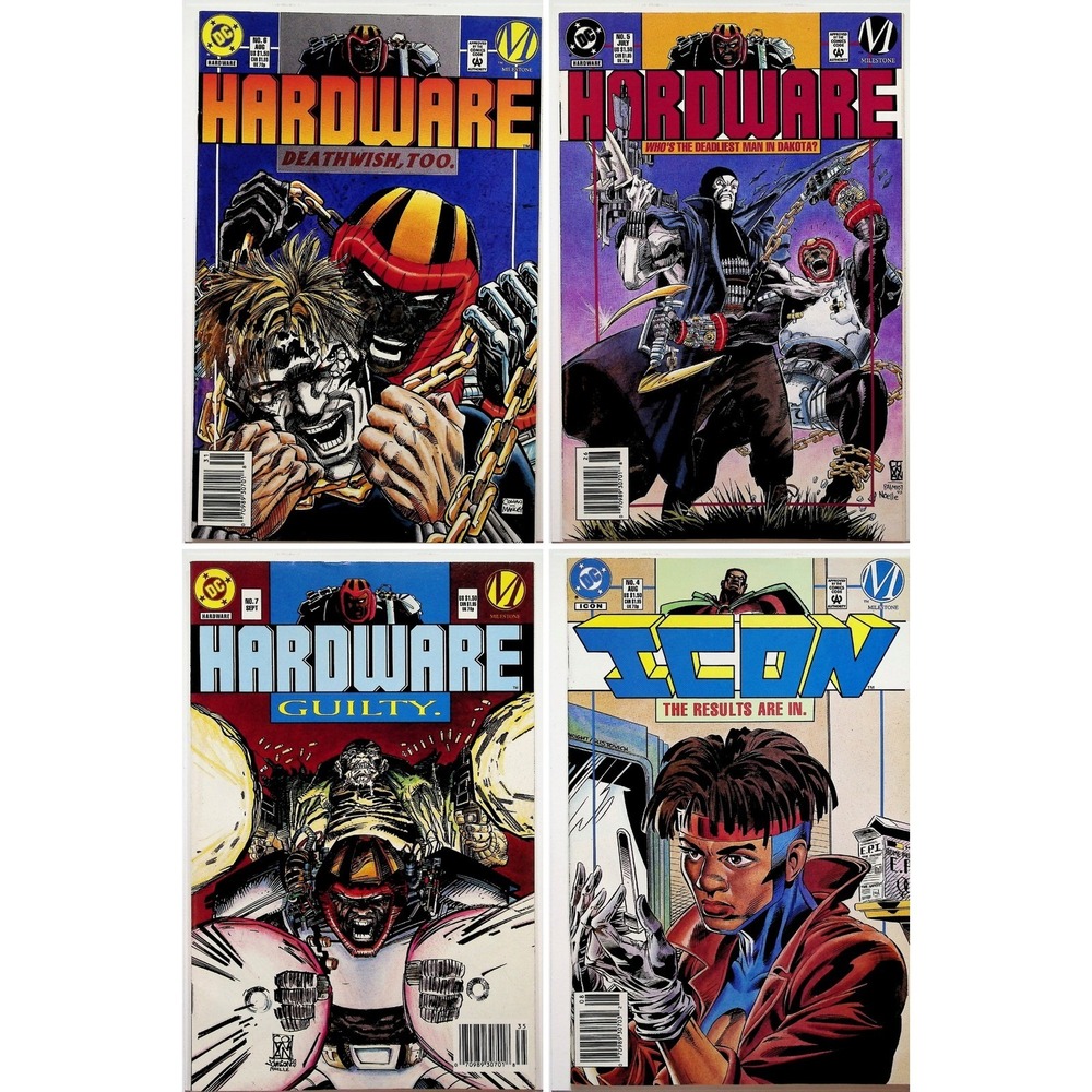 DC Comics Hardware Comic Books # Lot 5-7 Icon 4 Milestone Authority 1993